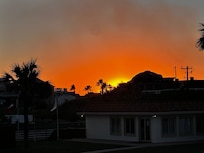 Sunset from front porch
