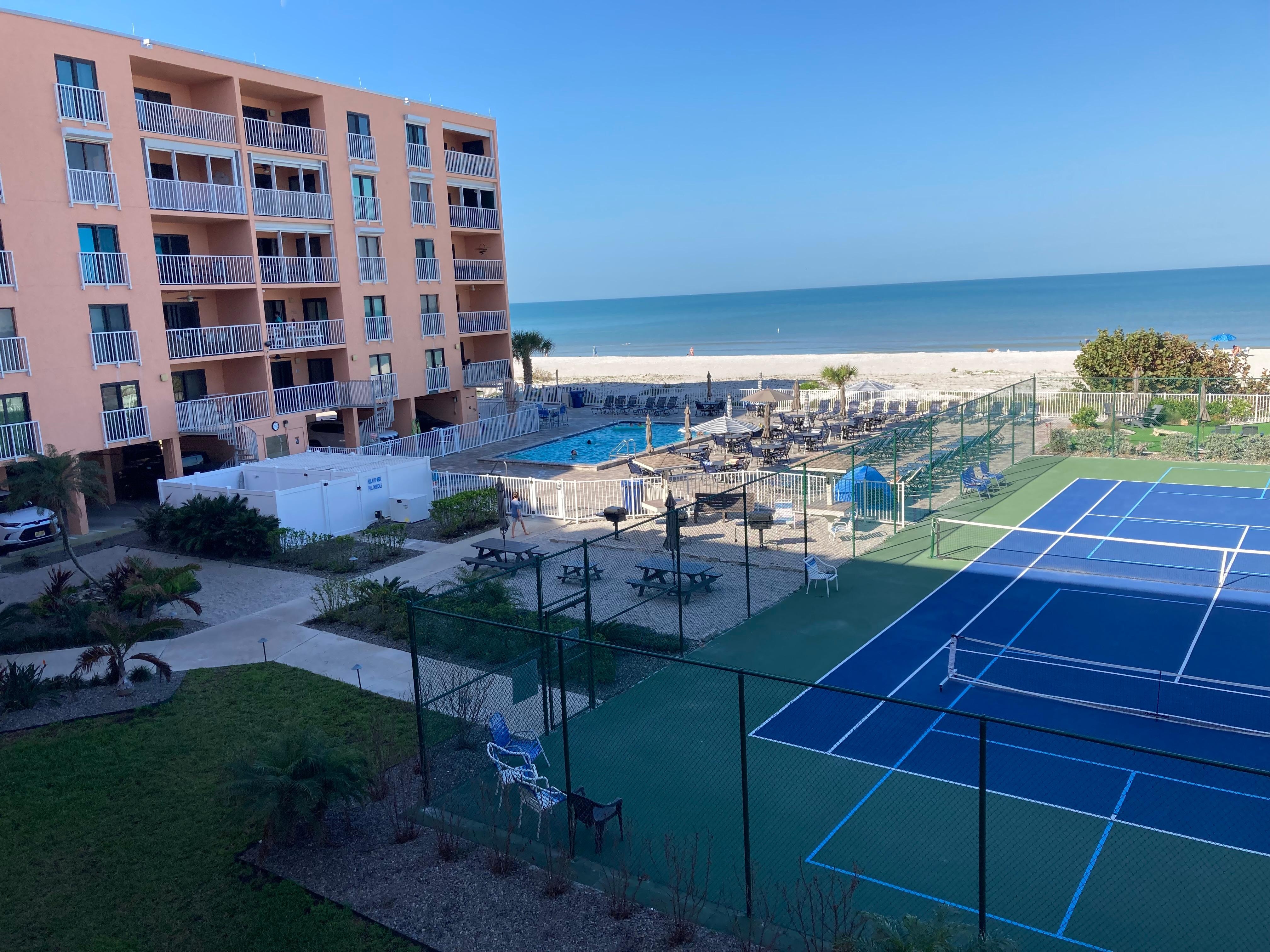 View of grounds from our balcony 