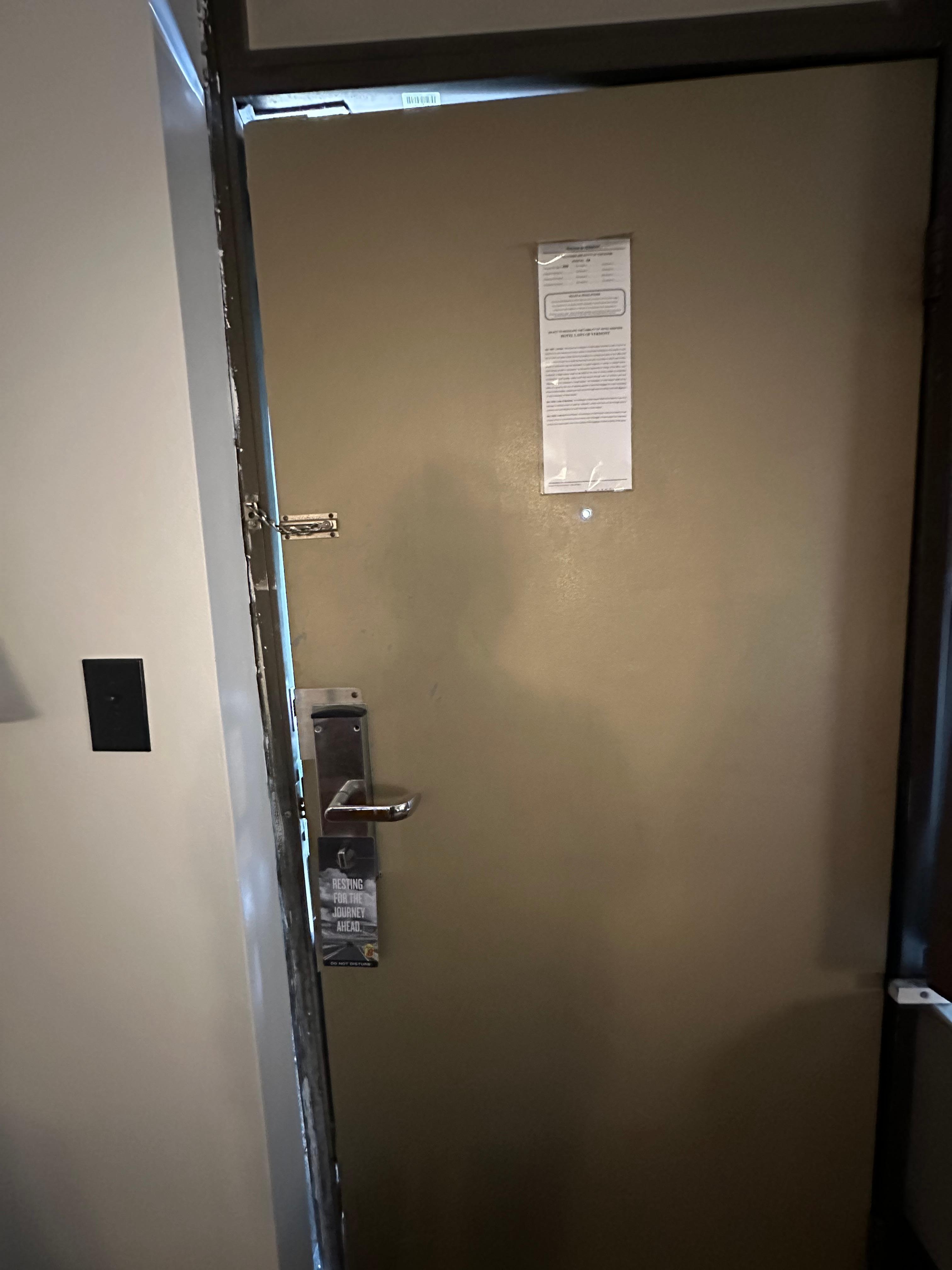 Needs a new door. 