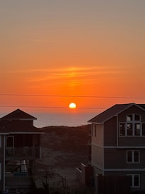 Sunrise from our house balcony