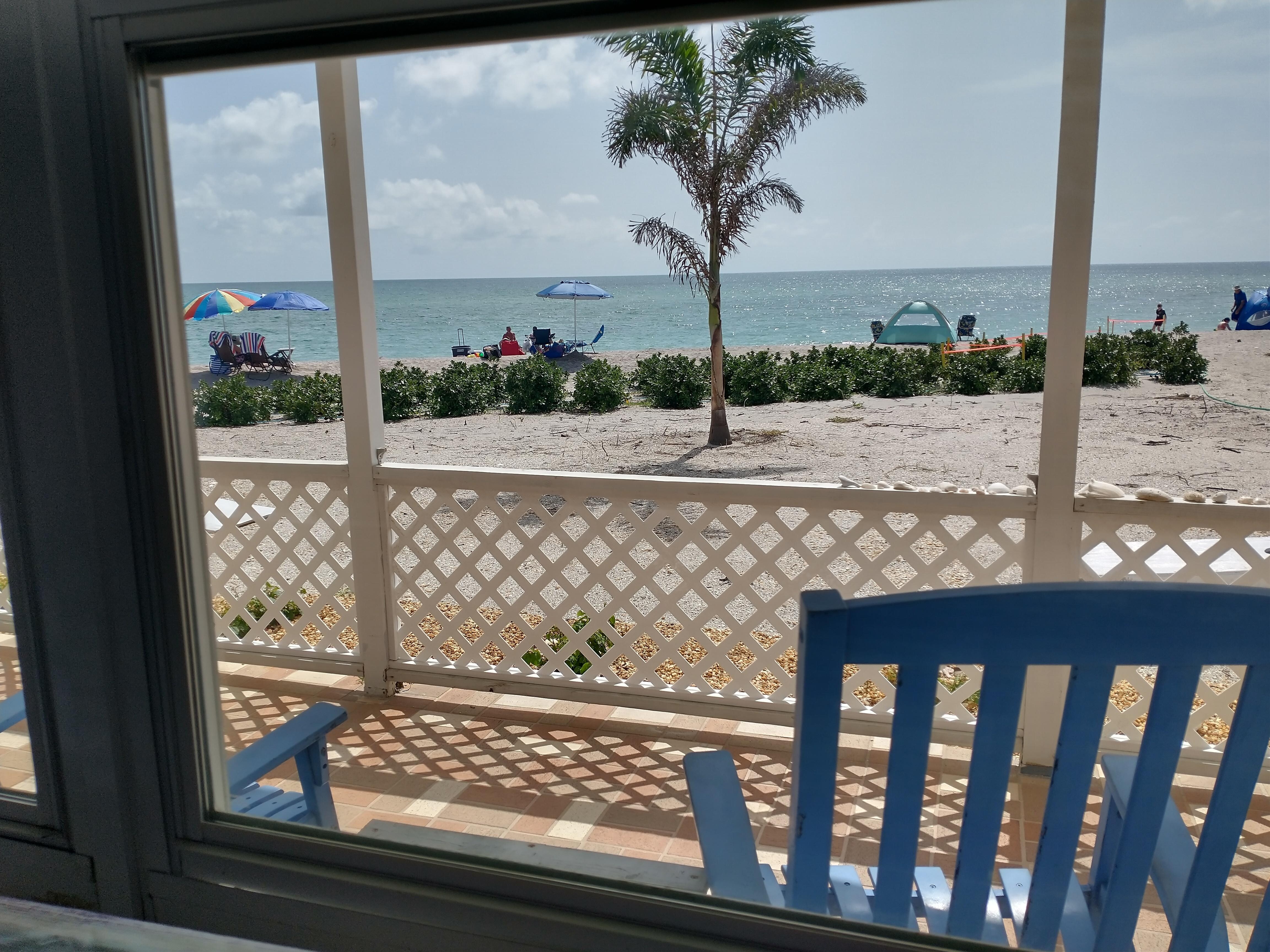 View from the dining room table/front window