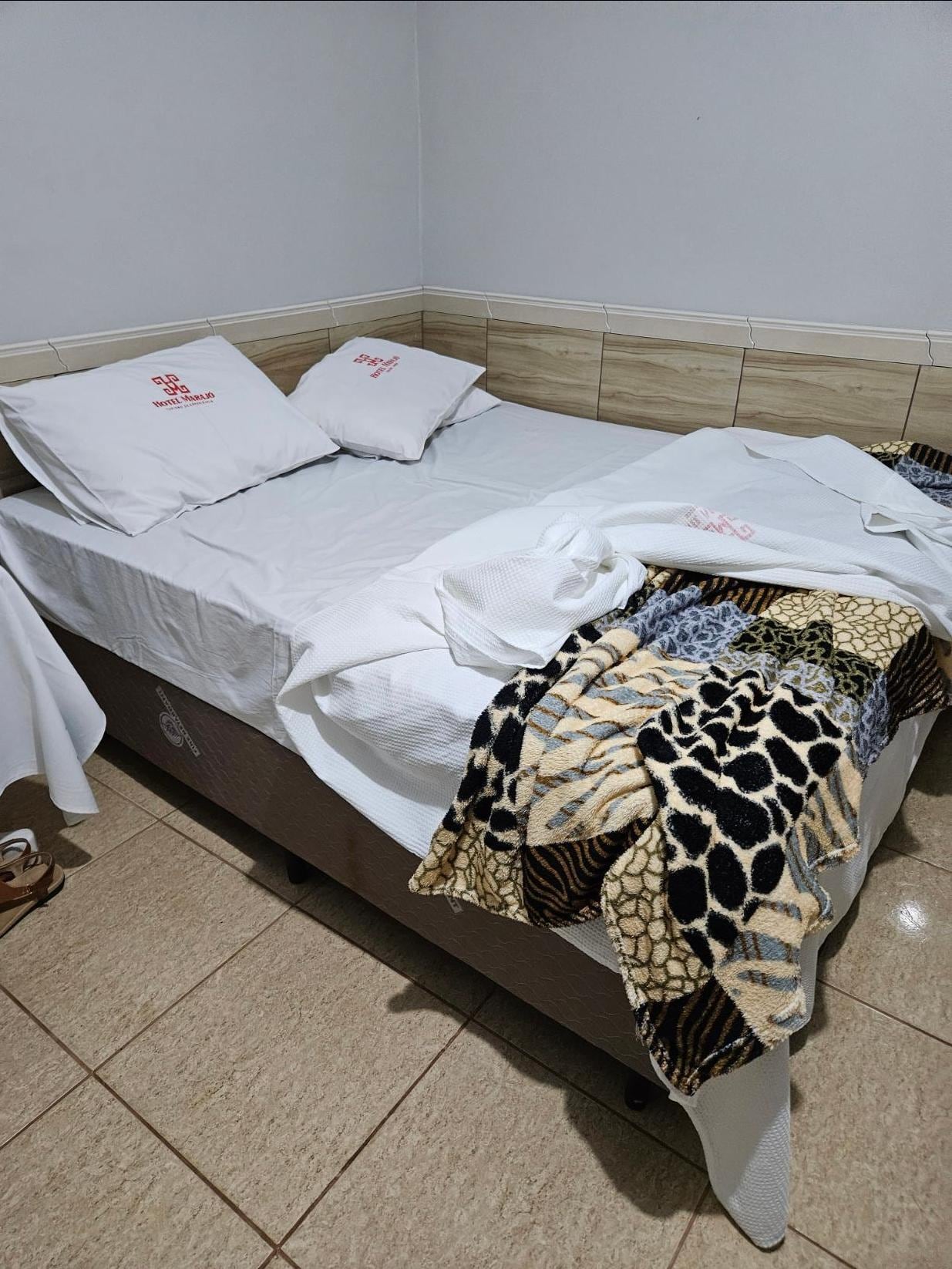 couples bed against the wall