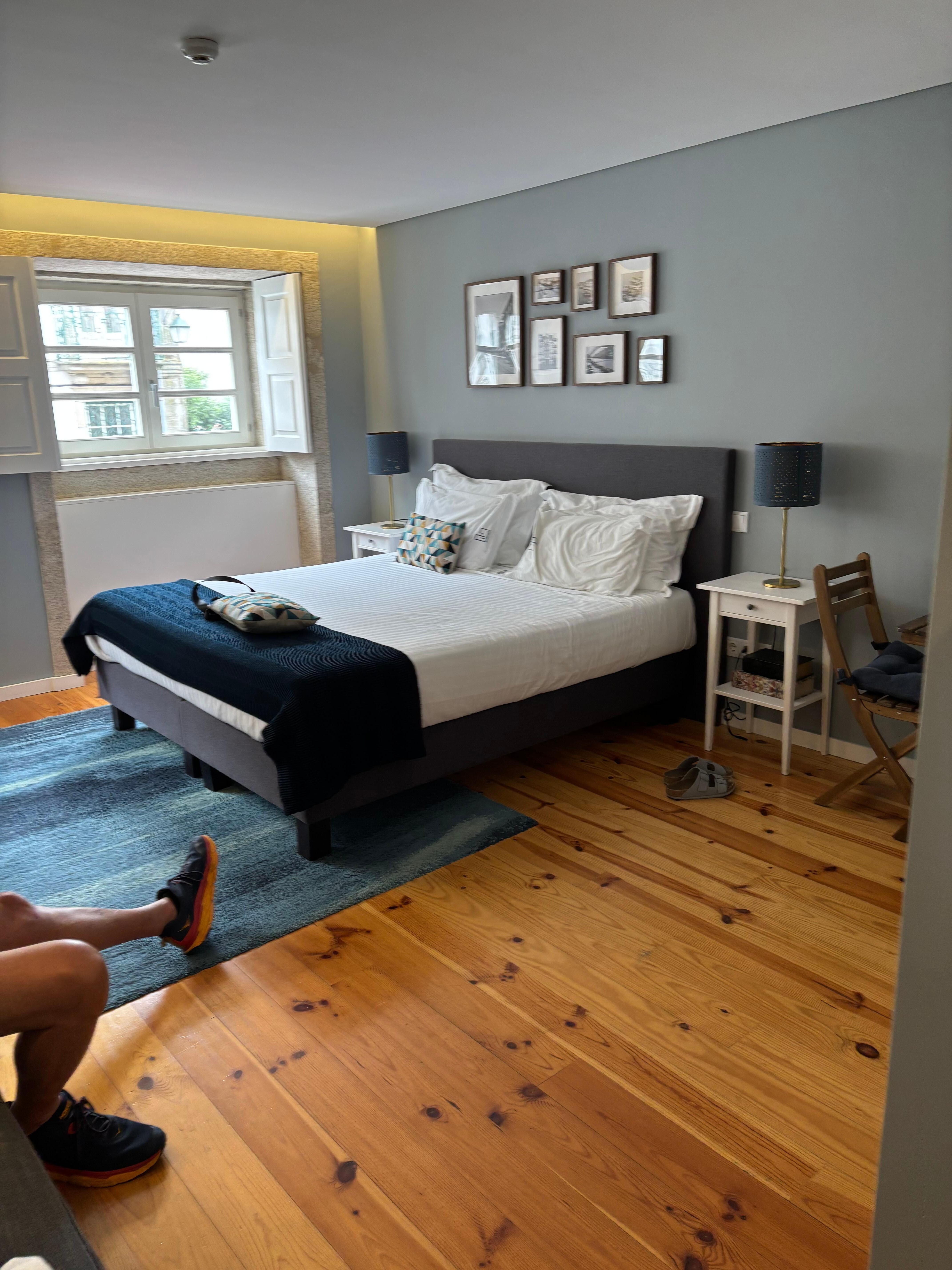 Room is as pictured and perfect. Bed is super comfy!