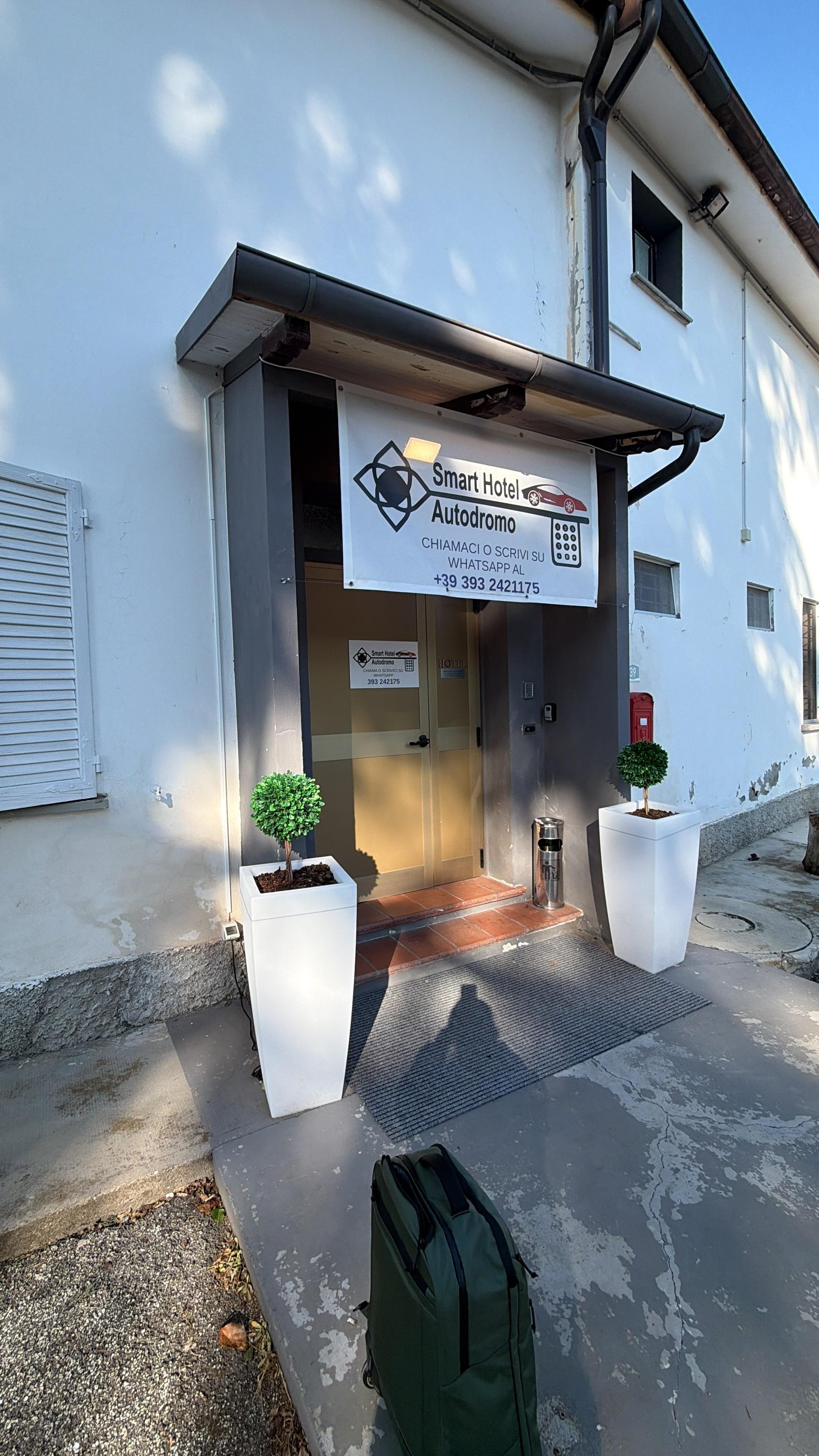 This is the hotel entrance 