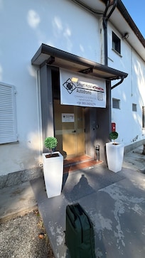 This is the hotel entrance