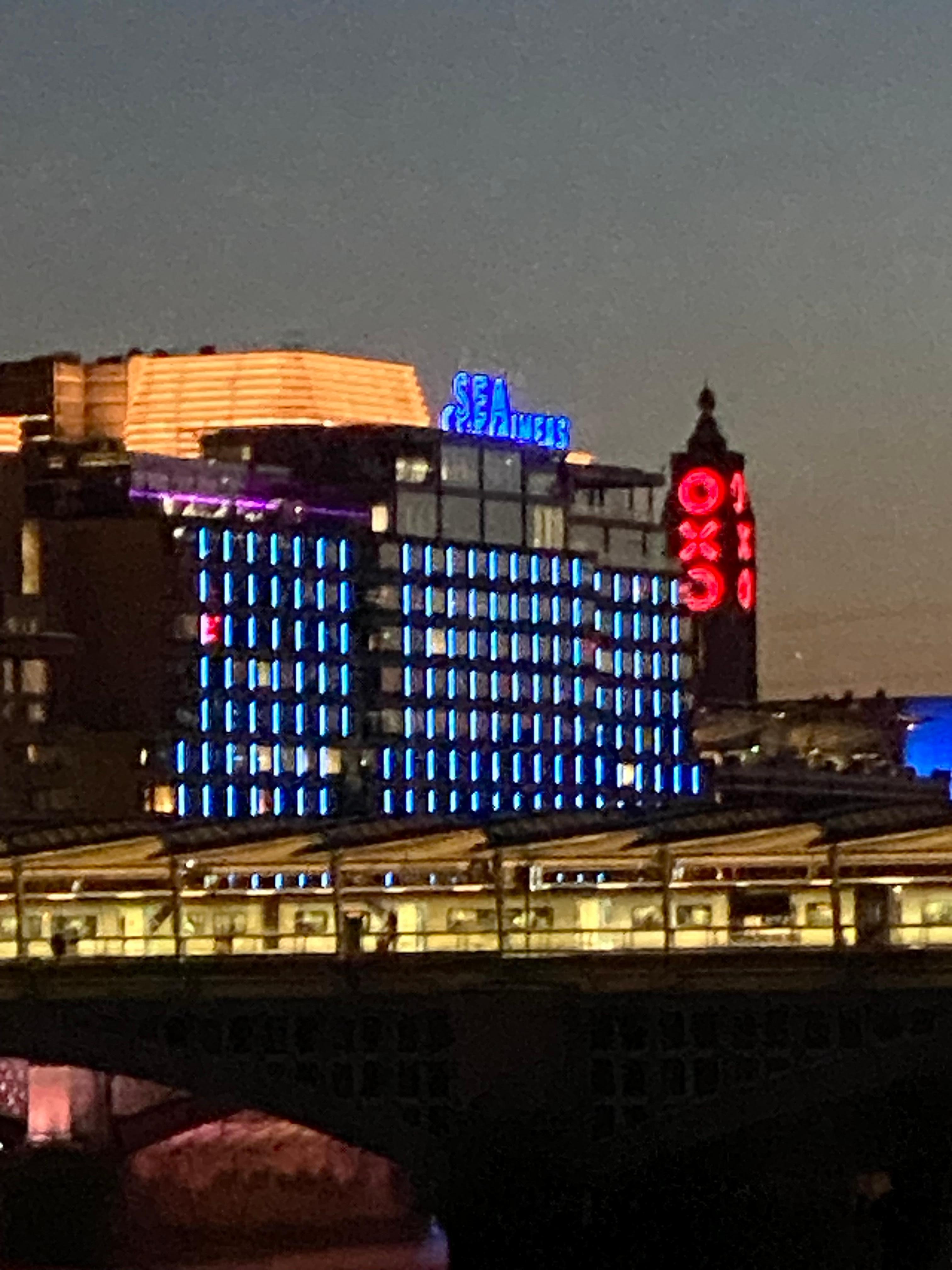 View of the hotel from the Millennium bridge