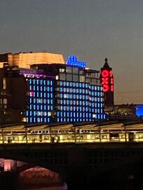 View of the hotel from the Millennium bridge