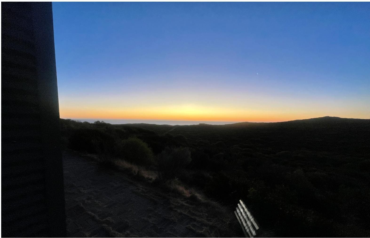 Great sunset after a warm day :)