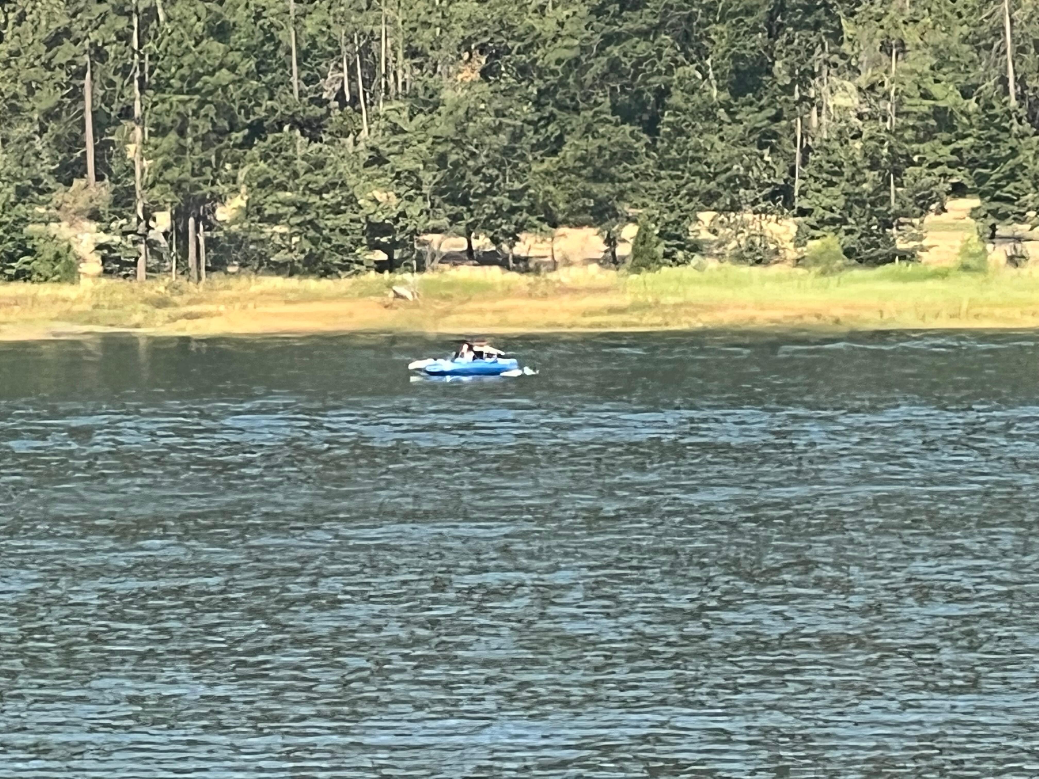 The view from the back deck. 