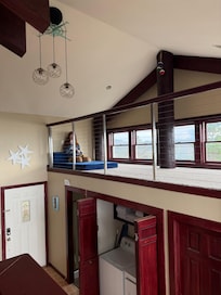 Fun loft to play in.