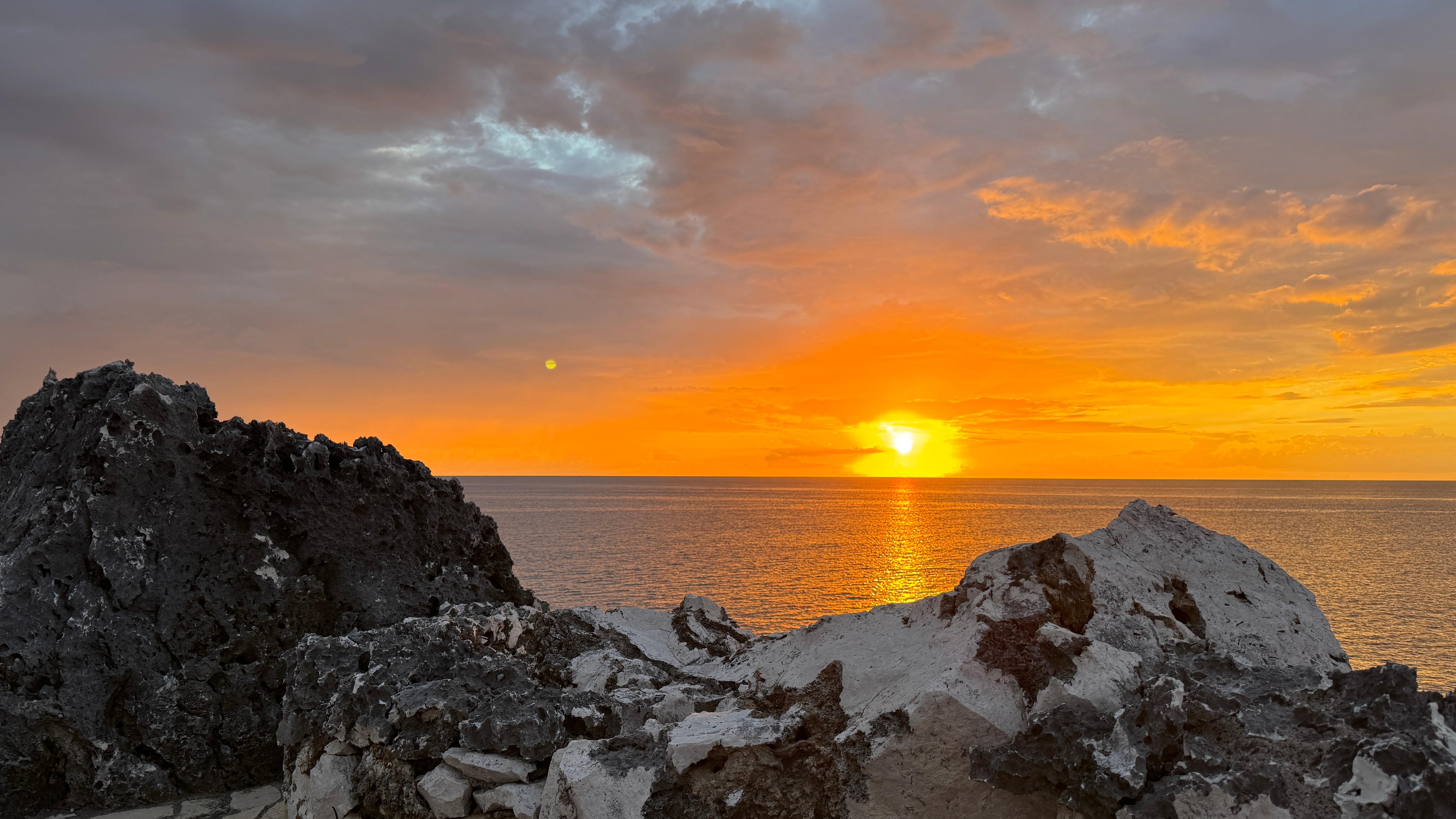 Sunset from the deck