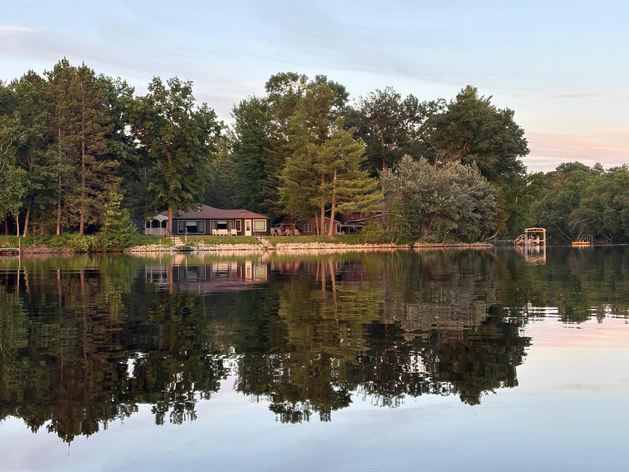 View of house from the river.