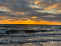 Sunset at Law Street beach just a few blocks away