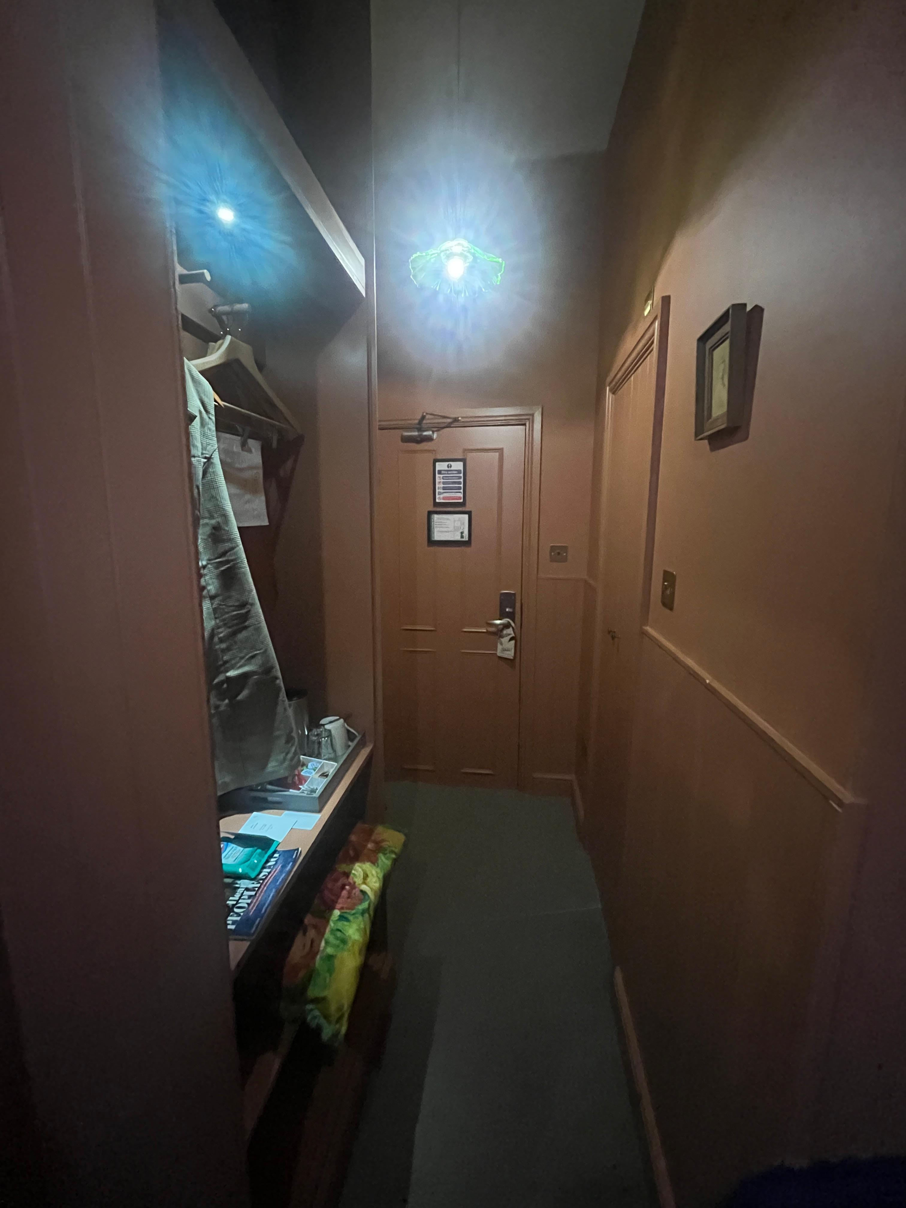 View of room from sleeping area 