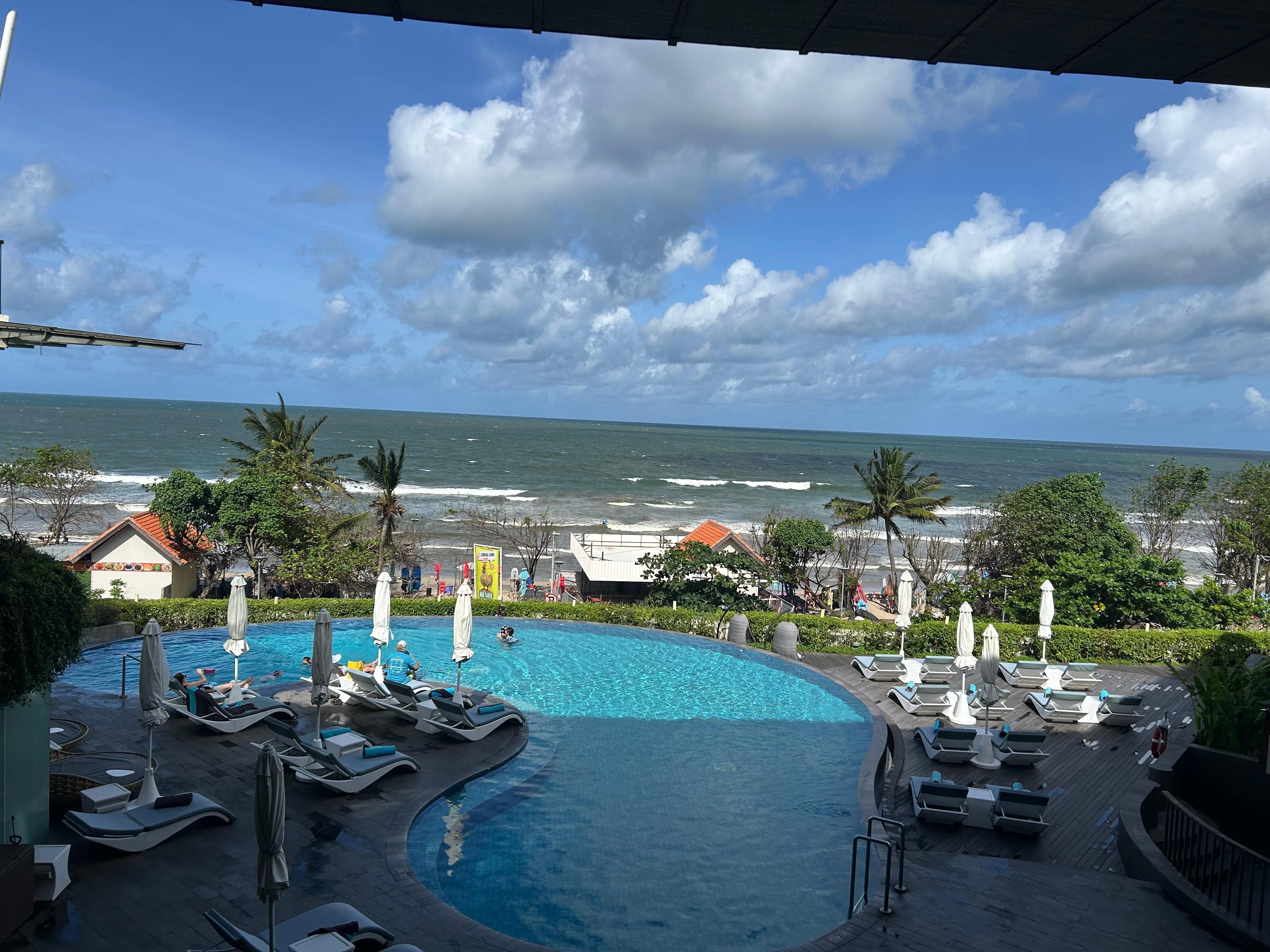 Pool (view from reception area)