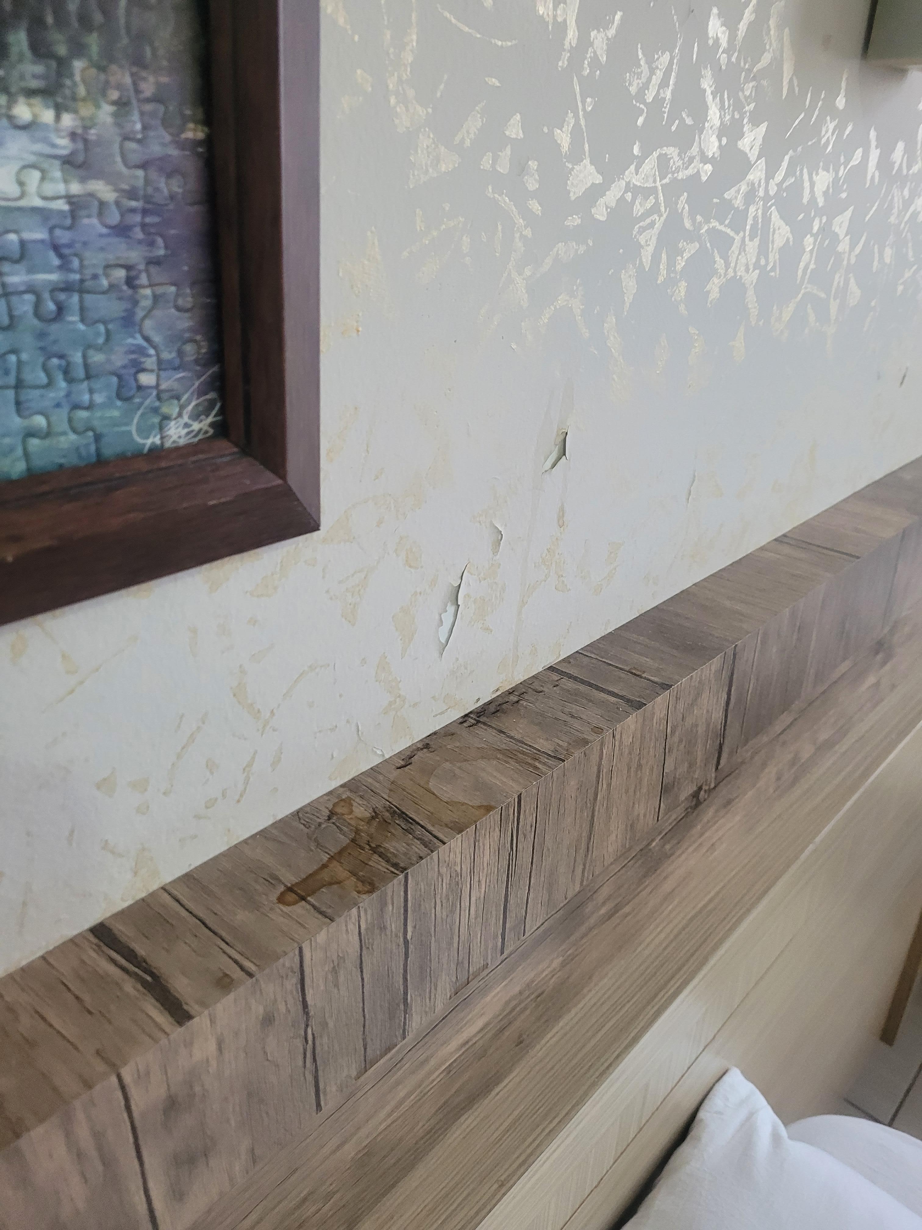 Old stains to bed frame