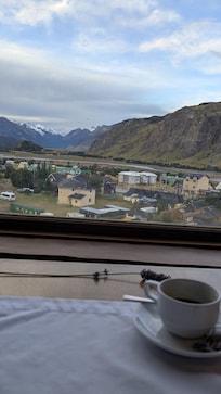 View from restaurant where we had breakfast and dinner.