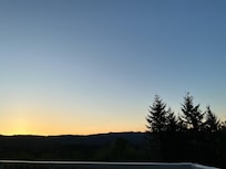 Sunset from the back deck.