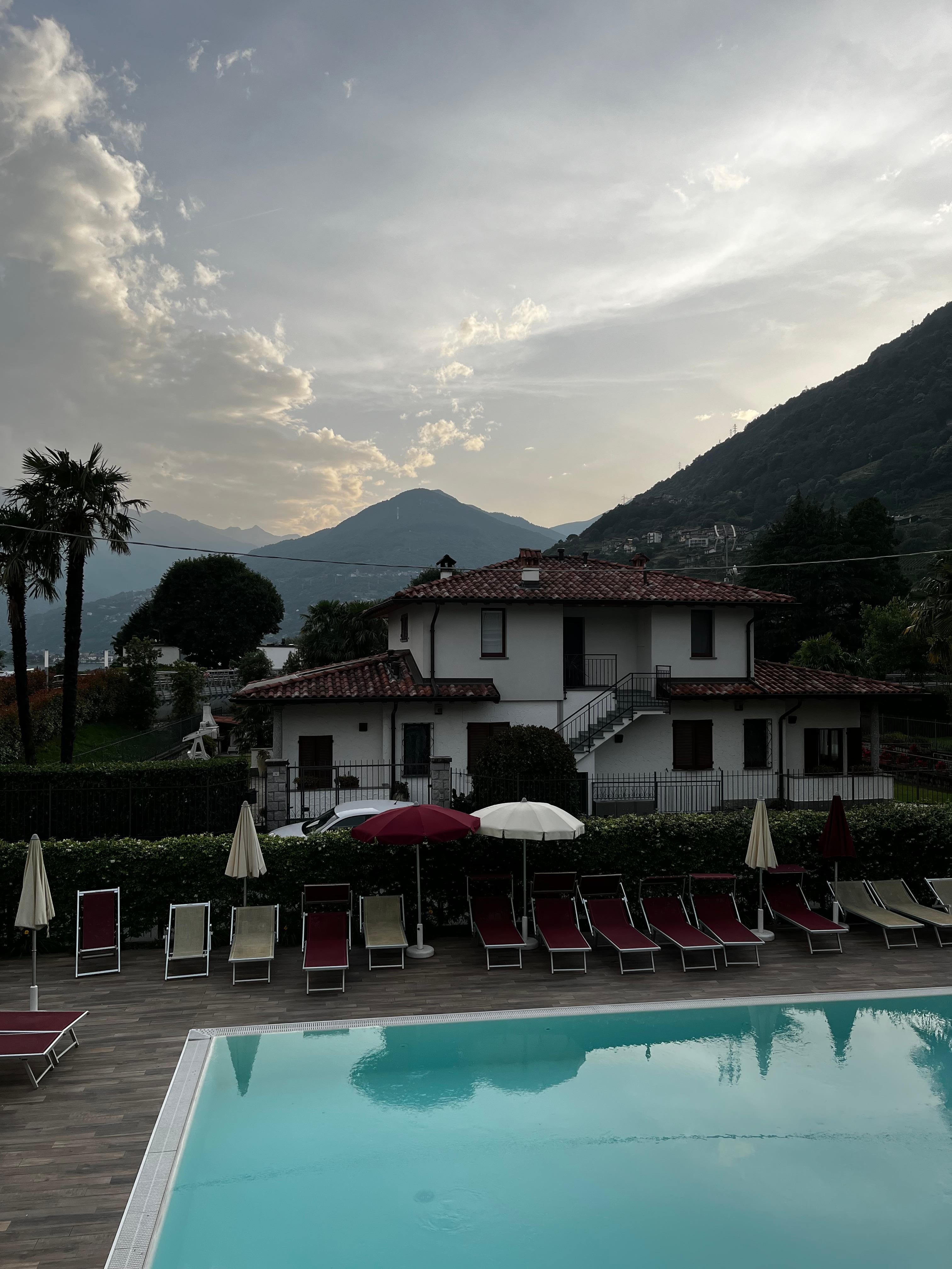 Evening view from room