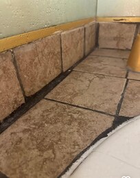 Mildew around the “jetted tub”