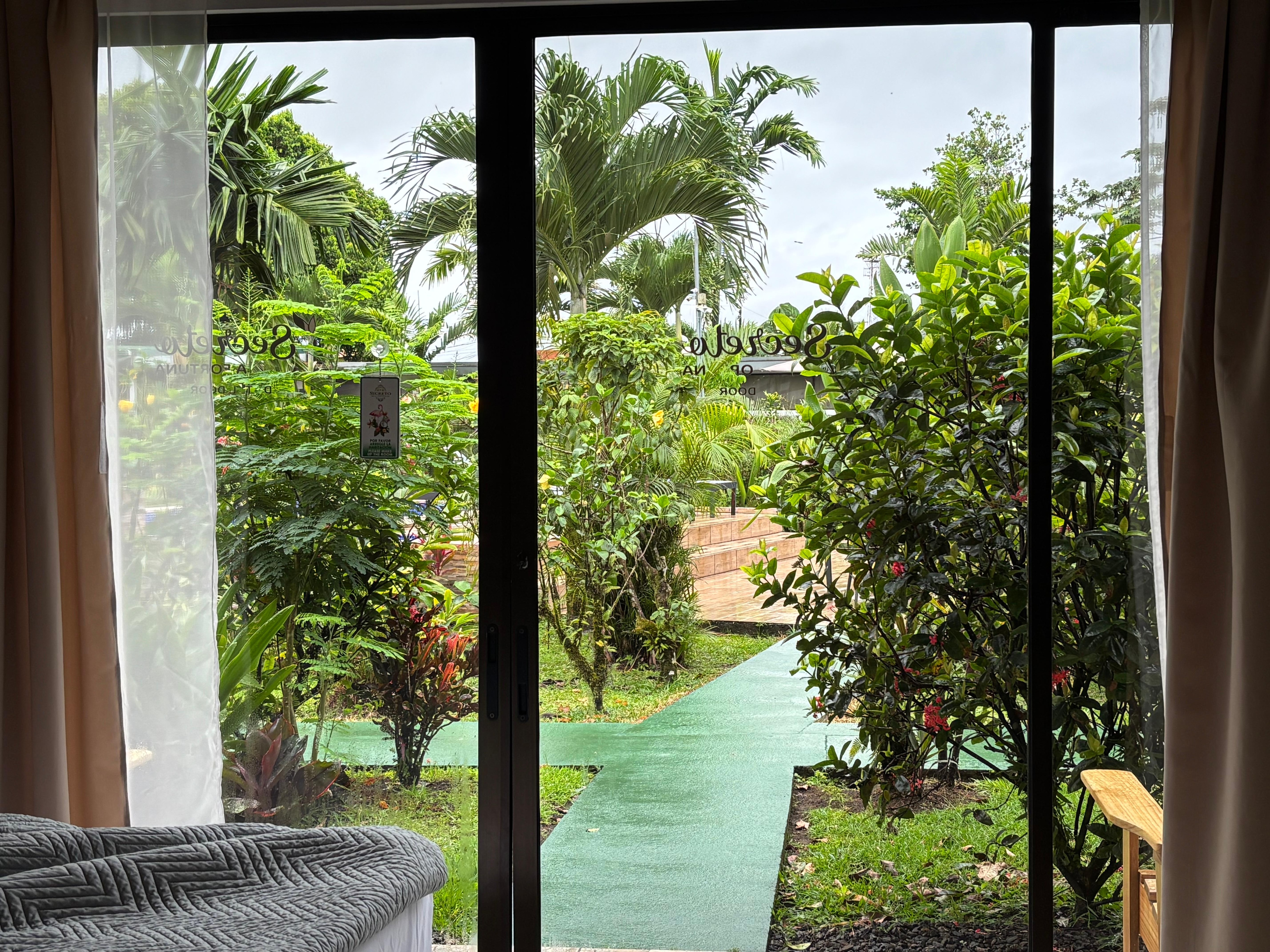 View of courtyarrd from room 