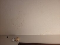 Water damage on ceiling
