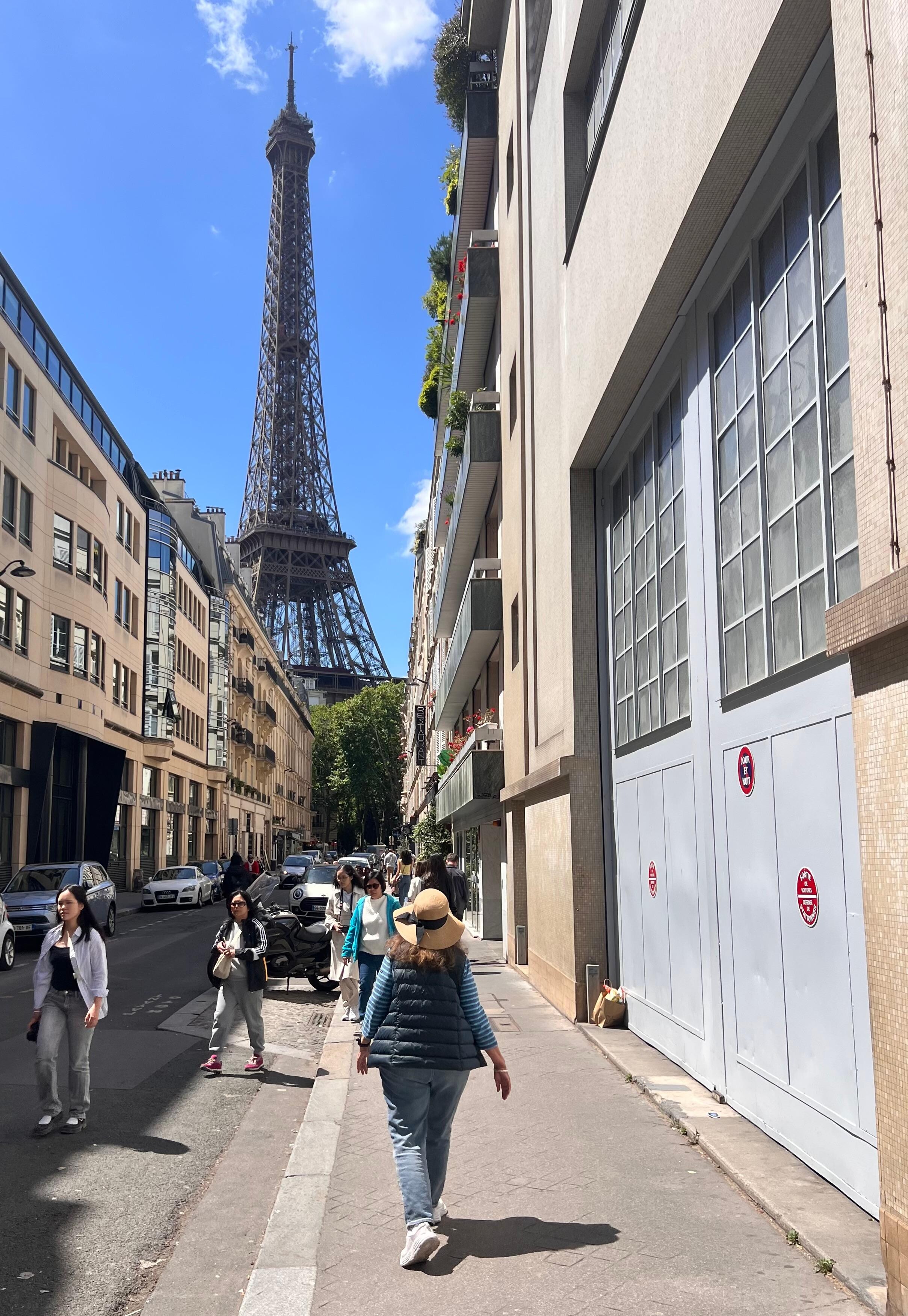 View from the street near the front door. 