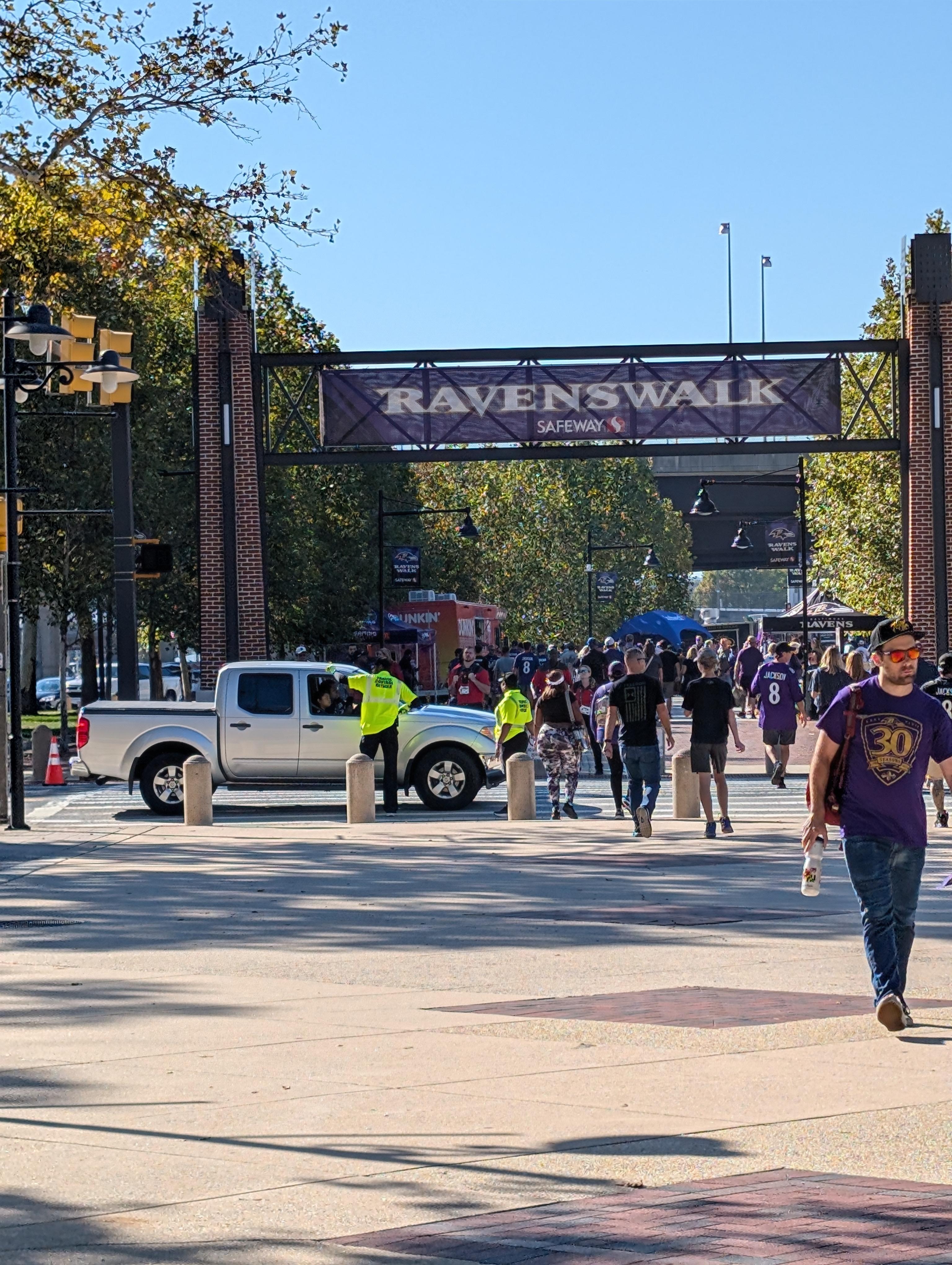 The hotel is within walking distance of the stadium.
