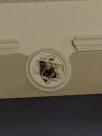 fire alarm missing the detector