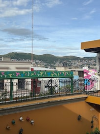 From the roof terrace