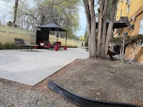 Back patio lounge smoking section