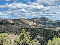 Golden hour color from the patio
