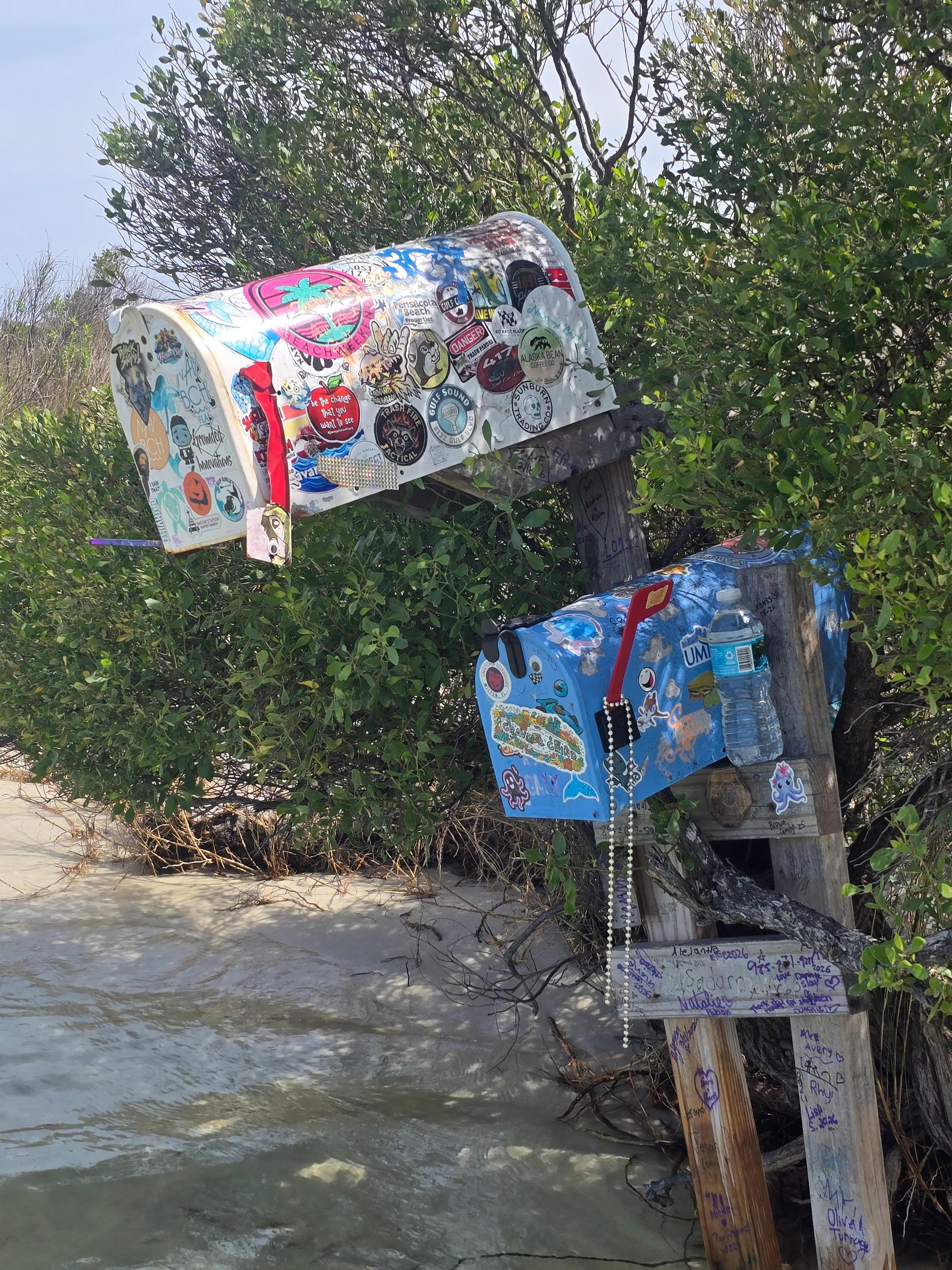 Mermaid mailbox, so fun!