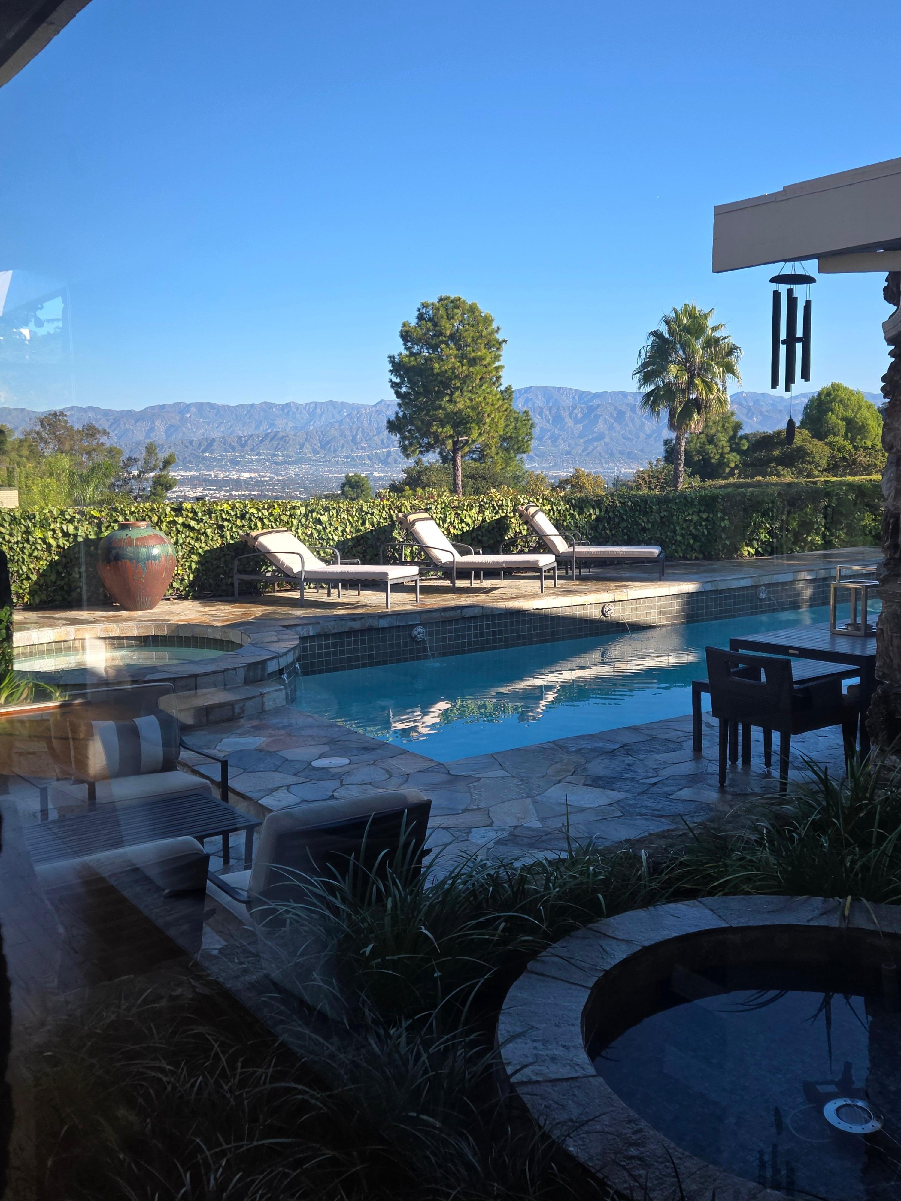 Great backyard with a view