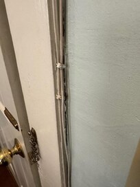 no secure deadbolt locks on doors