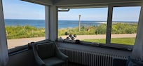 Tolle Aussicht aufs Meer und die Nachbarinsel Düne