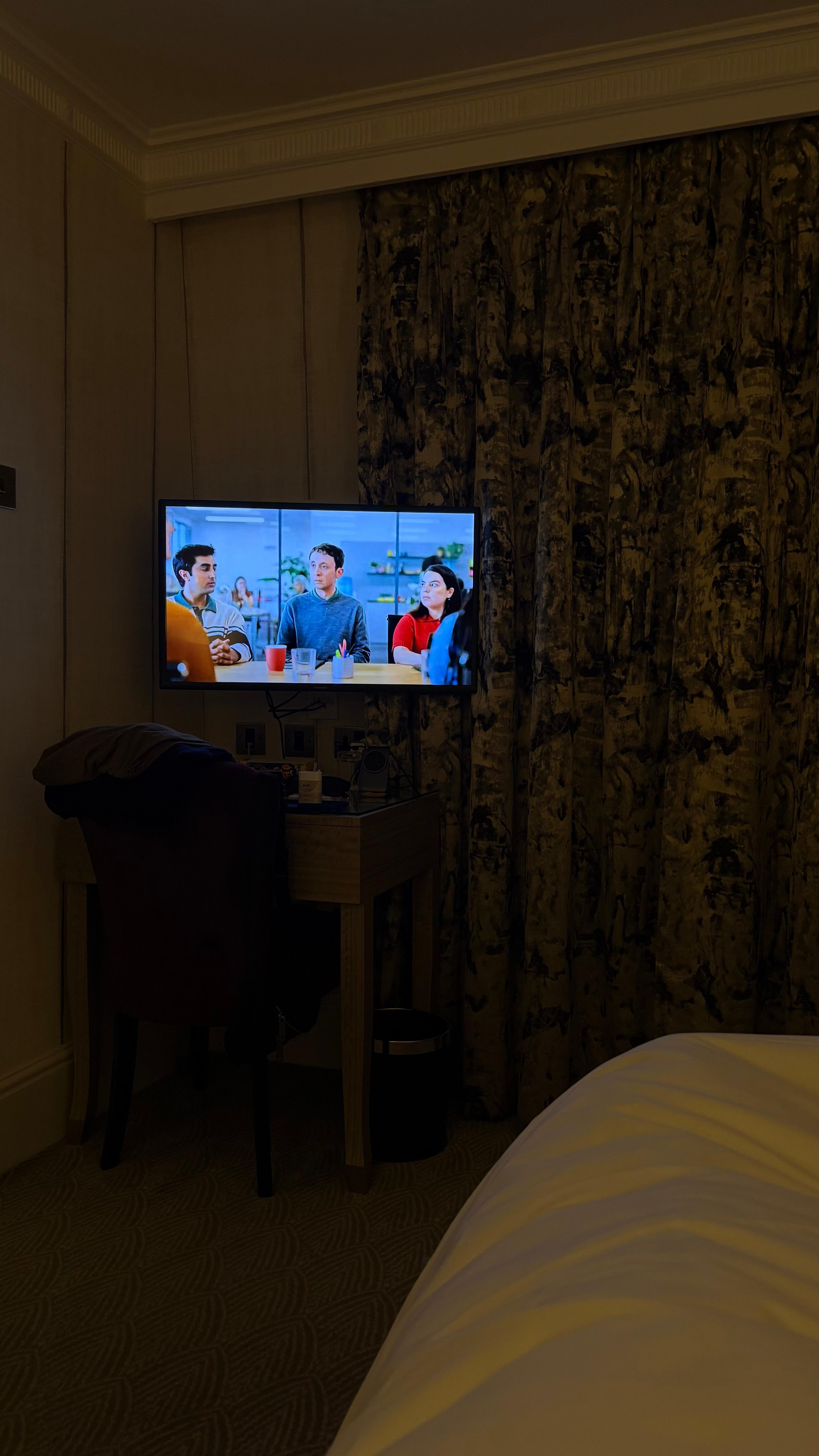 De skriver 40” tv men dette var måske kun 27”