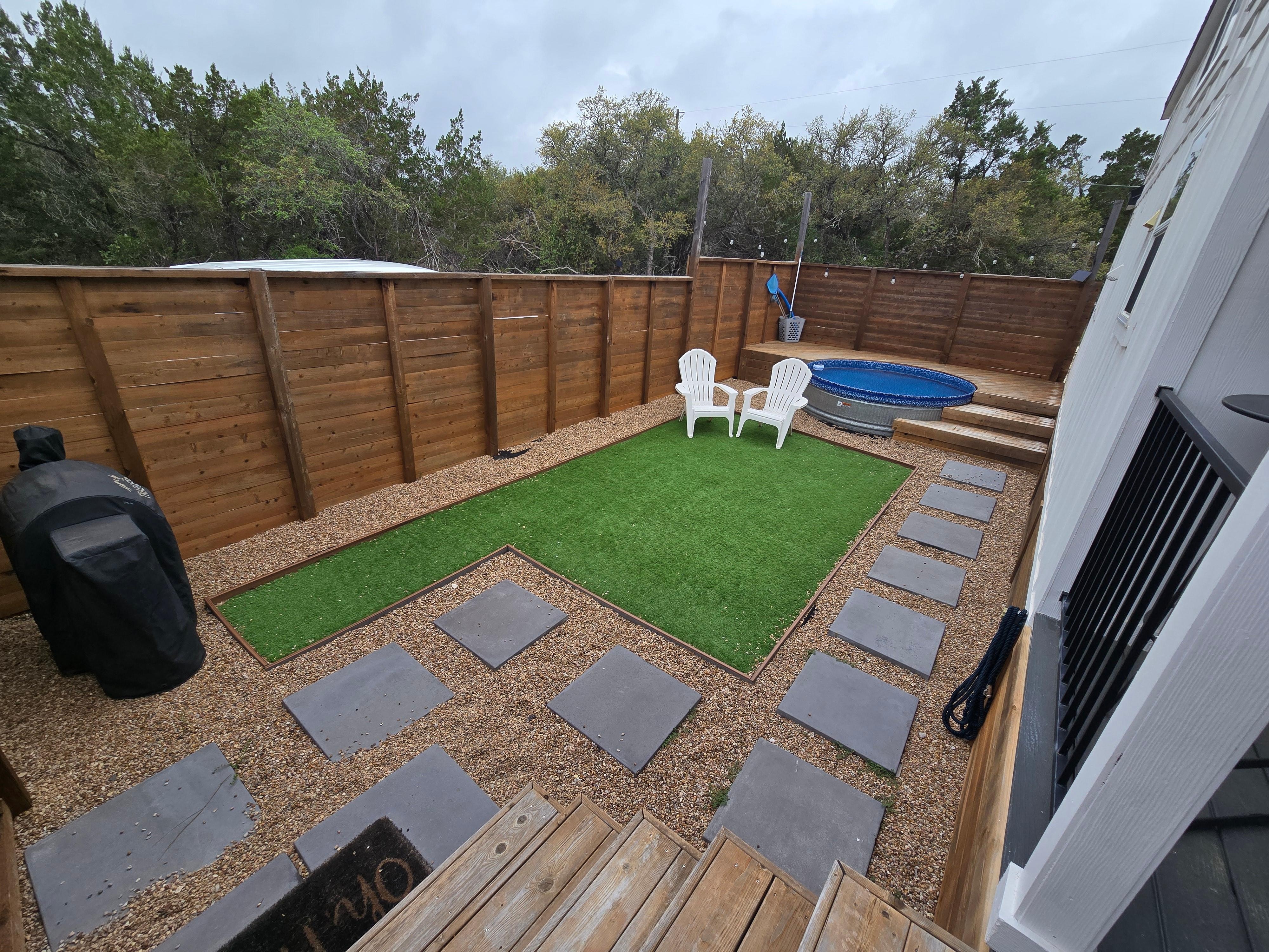 I think the backyard was my favorite part!