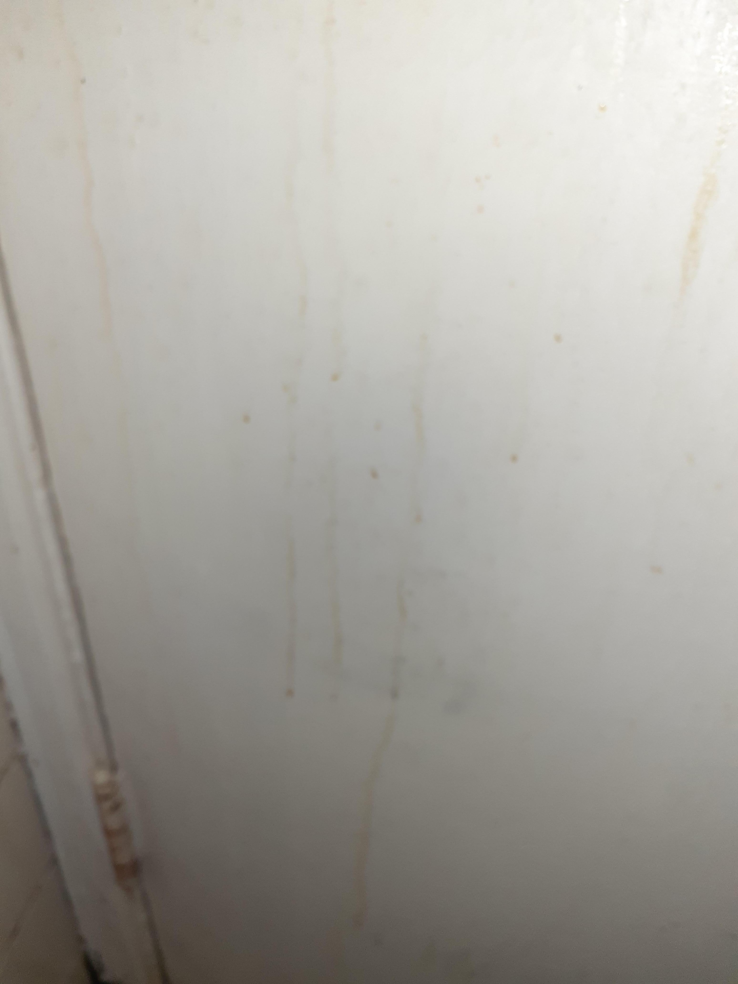 Something dripping down the back of bathroom door.