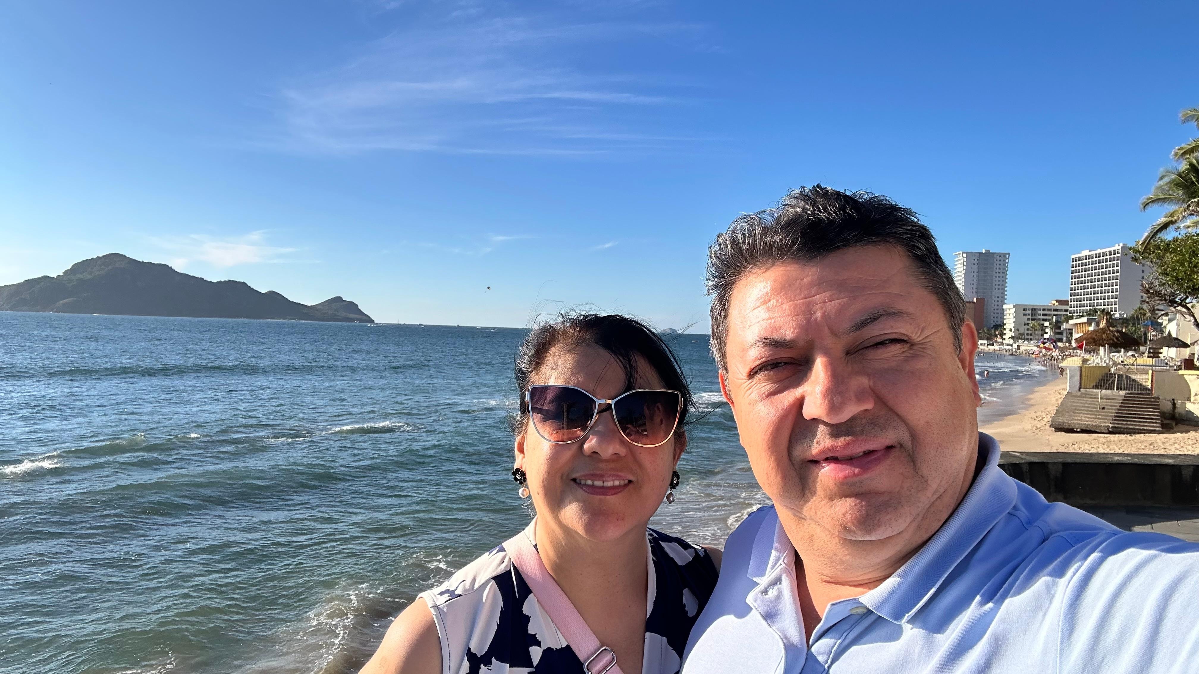 Foto desde mi cuarto con vista al mar.