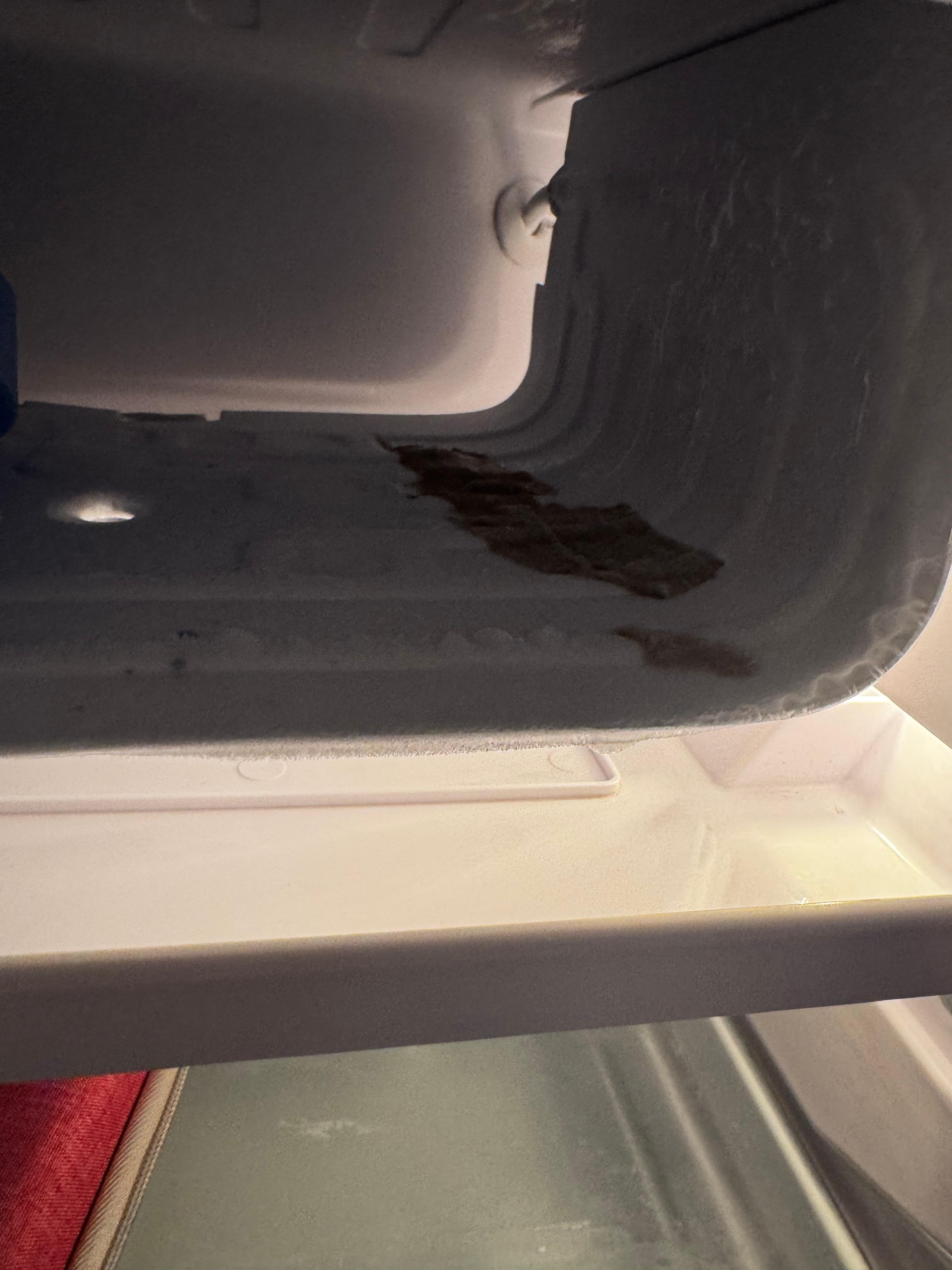 Weird staying inside freezer. 