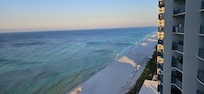 Beach view from balcony