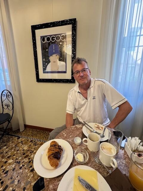 Breakfast.