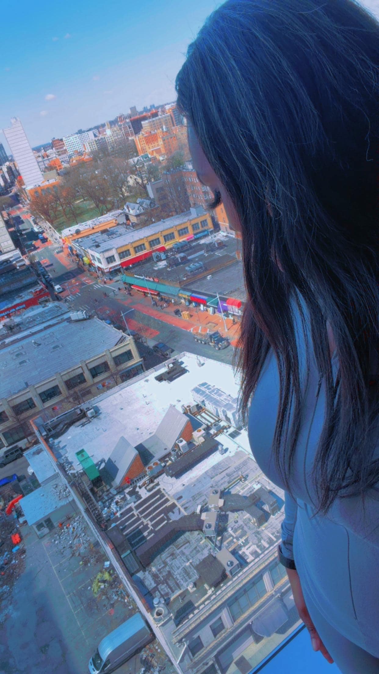 The view was beautiful 