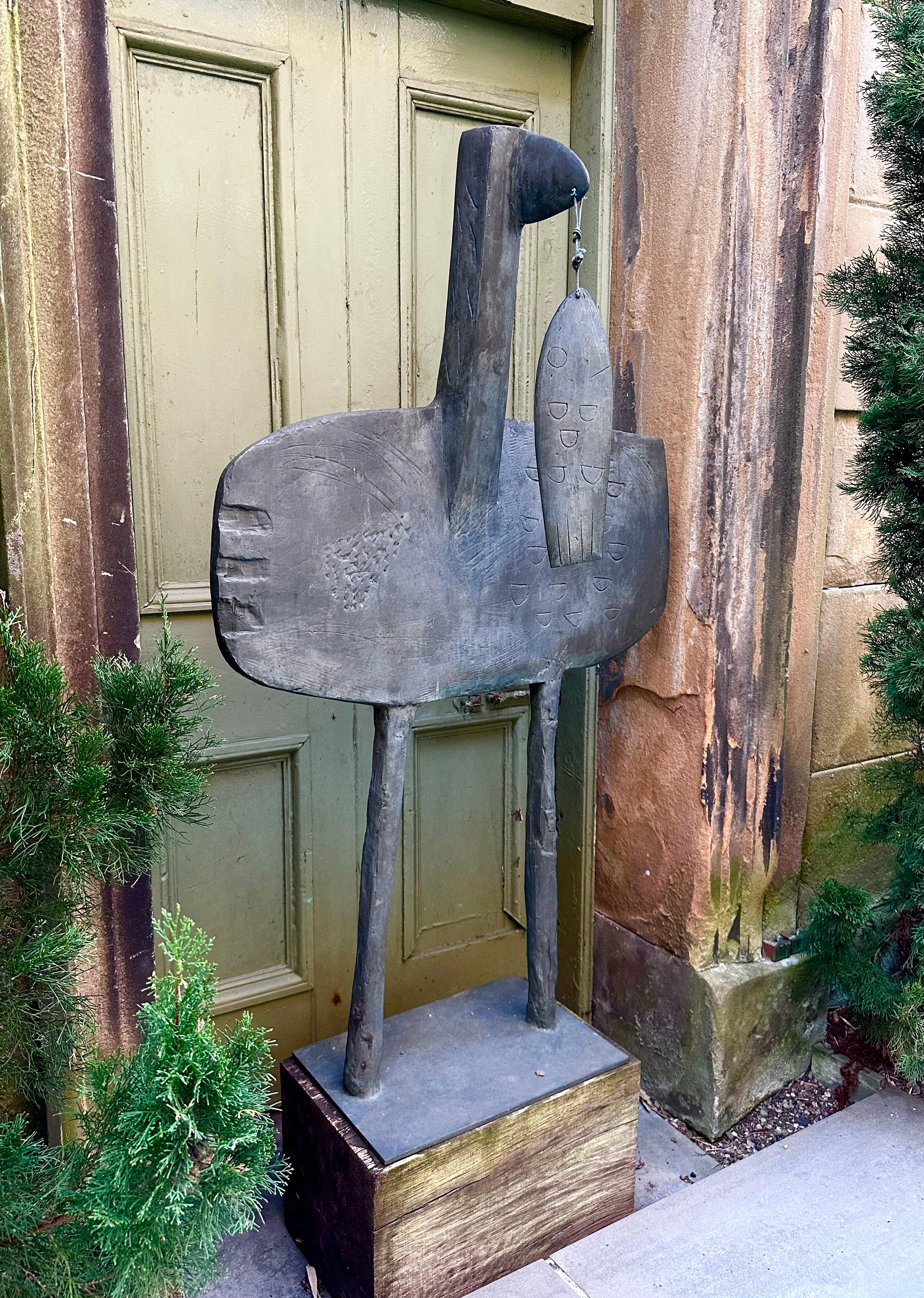 Sculpture in courtyard, one of so many nice touches.