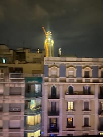 Desde el balcón vista de la parte superior de la Iglesia Sagrada Familia