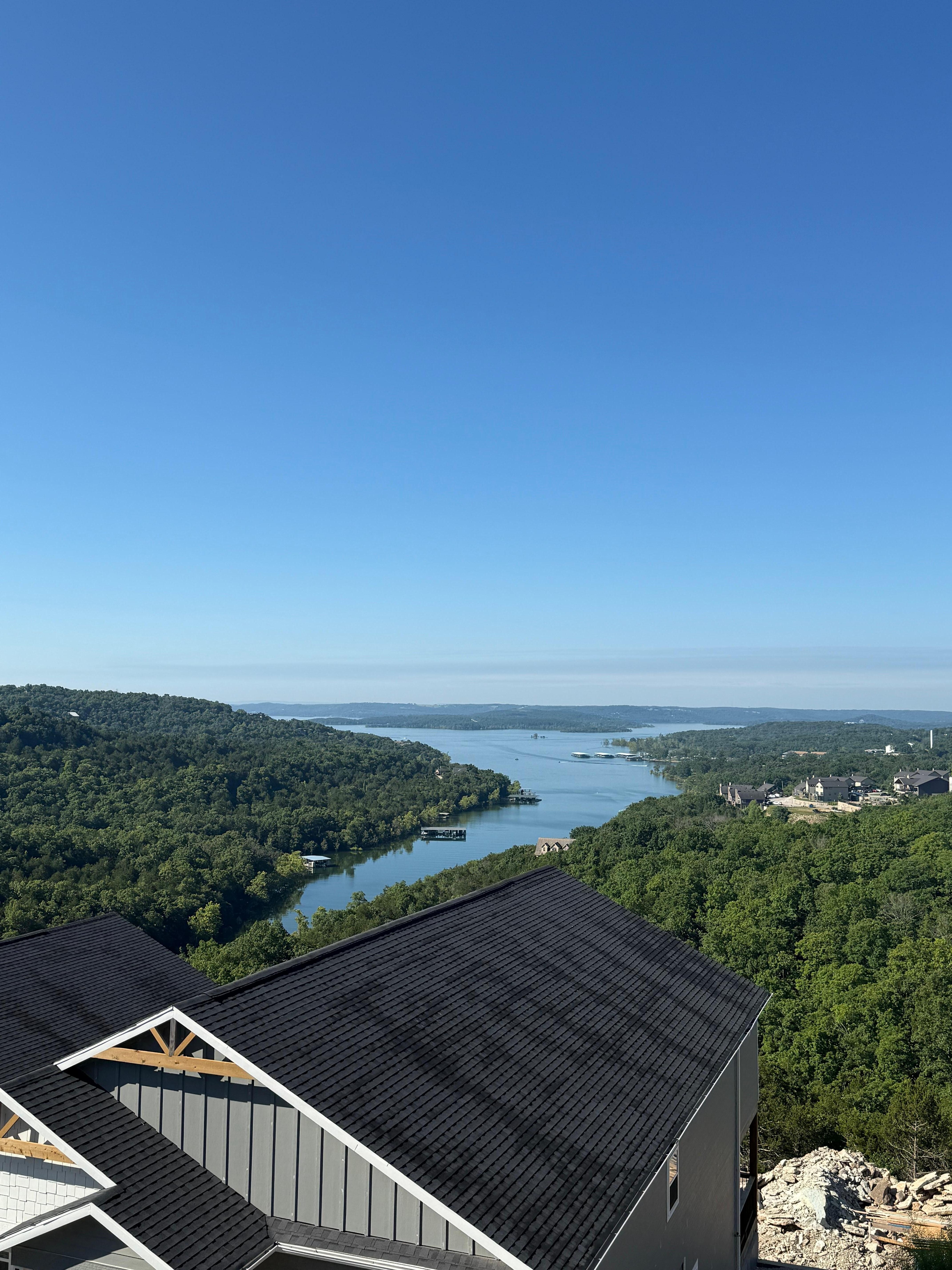 View from top deck 