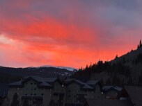 Sun set view