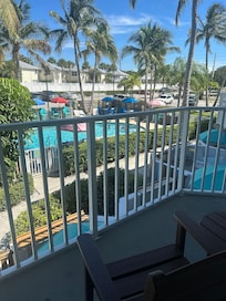 View of pool from our room