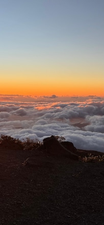 Sunset from 10,000 feet on Haleakala